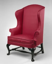 Easy Chair, 1730-1775 (mjuk lönn, vit tall och alm)